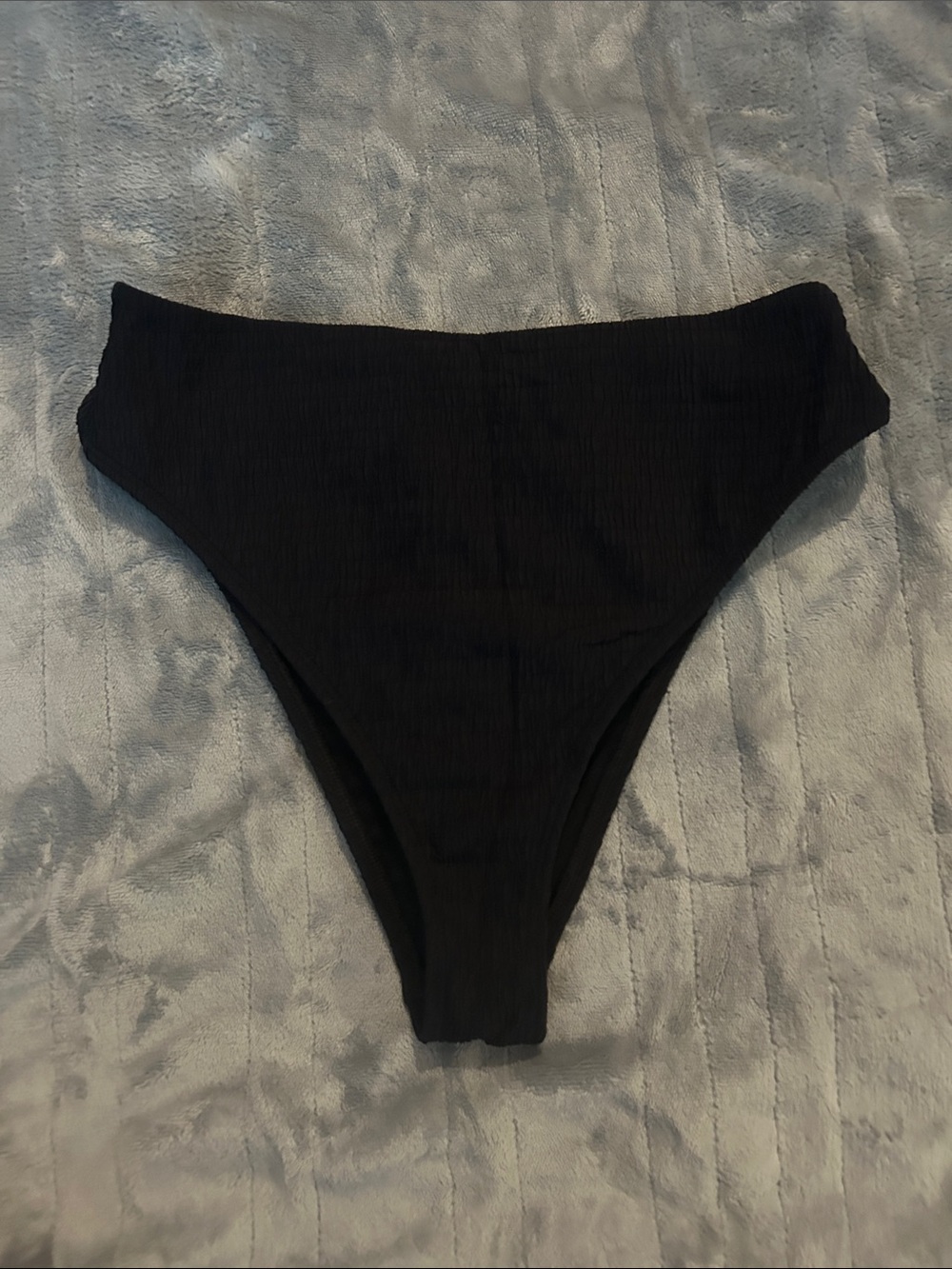 Abercrombie & Fitch Black High-Cut Bikini Bottom